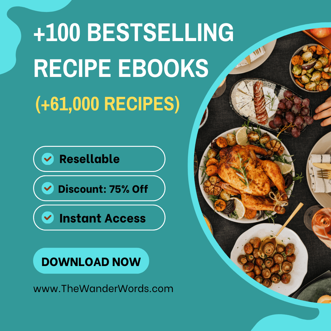 +100 Bestselling Recipe eBooks (+61,000 Recipes)