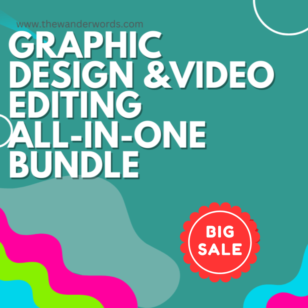 Graphic Design & Video Editing All-In-One Bundle