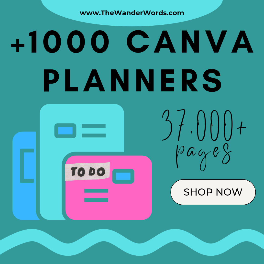 +1000 Canva Planners (37,000 Pages)