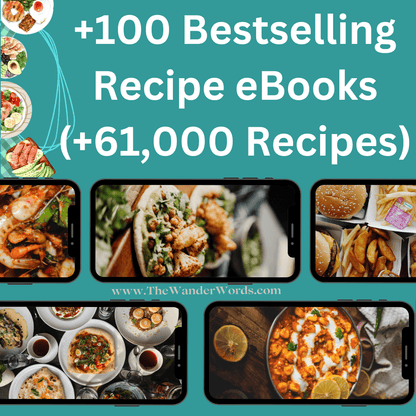 +100 Bestselling Recipe eBooks (+61,000 Recipes)