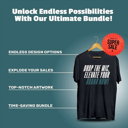 300,000+ Killer T-Shirt Designs: Resell or Elevate Your Brand!