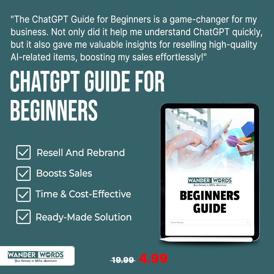 ChatGPT Guide for Beginners - TheWanderWords