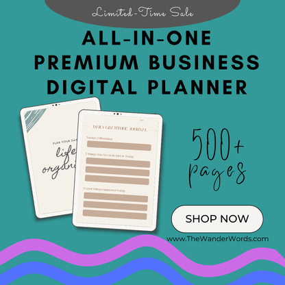 All-in-One Premium Business Digital Planner