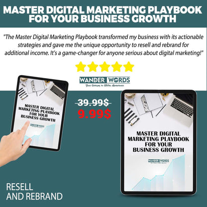 Master Digital Marketing PLAYBOOK for Your Business Growth - TheWanderWords