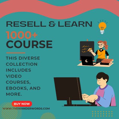 Resell & Learn: +1000 Video Courses