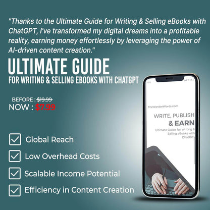 Ultimate Guide for Writing & Selling eBooks with ChatGPT - TheWanderWords