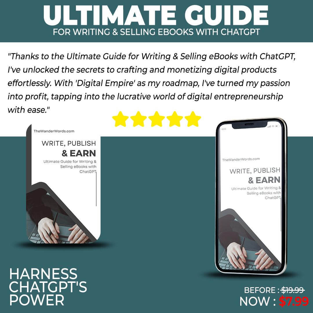 Ultimate Guide for Writing & Selling eBooks with ChatGPT - TheWanderWords