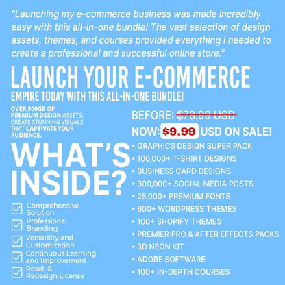 RESELL +800 GB E-commerce EMPIRE (Courses, eBooks, Designs & More) All-in-One Bundle! - TheWanderWords