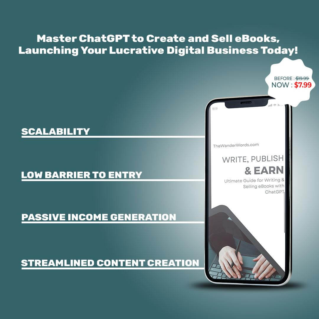 Ultimate Guide for Writing & Selling eBooks with ChatGPT - TheWanderWords