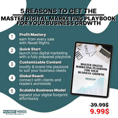 Master Digital Marketing PLAYBOOK for Your Business Growth - TheWanderWords