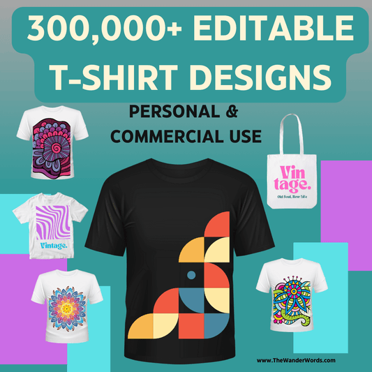 300,000+ Editable T-Shirt Designs